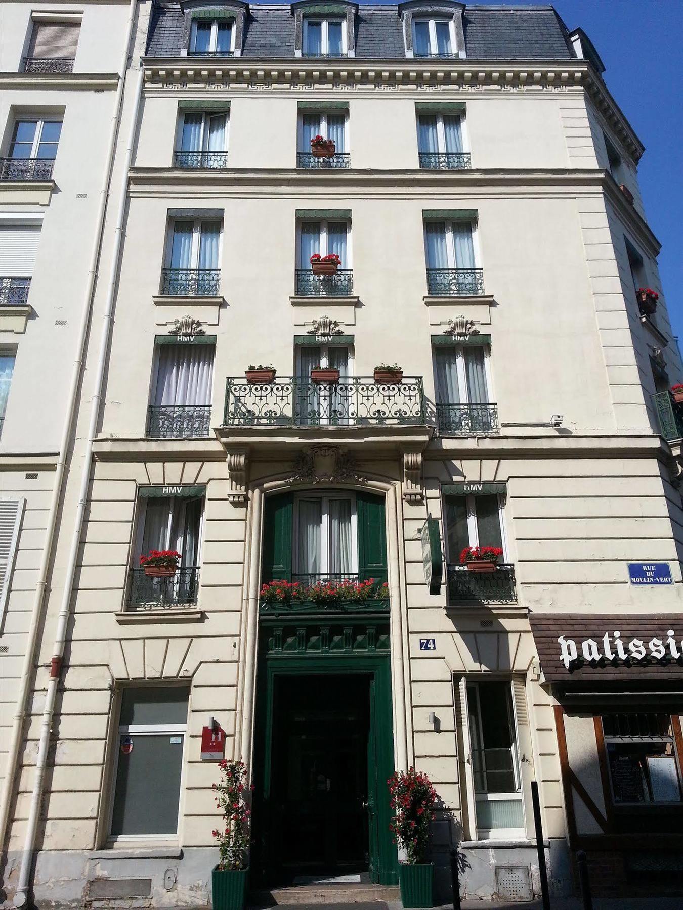 Hotel Moulin Vert Париж Екстер'єр фото